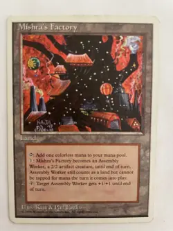 MTG Mishra's Factory - 4th Edition - LP - Image 1