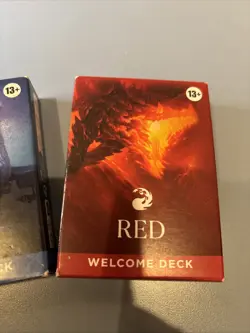 Magic The Gathering, Red And Blue Welcome Decks Used - Image 3