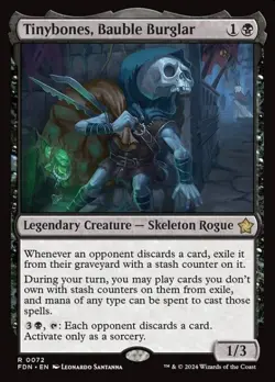 MTG - TINYBONES, BAUBLE BURGLAR - Foundations (R) - Image 1