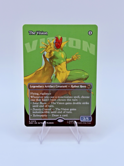 The Vision (Borderless) 379 Rare Marvel Super Heroes Magic: The Gathering NM - Image 1