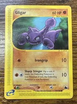 Pokemon Card - Gligar Skyridge 59/144 Common - Image 1