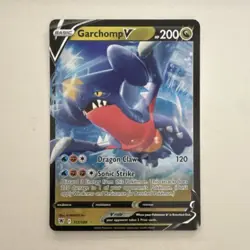 Pokemon Garchomp V 117/189 Astral Radiance Rare Holo V Holo NM TCG Dragon - Image 1