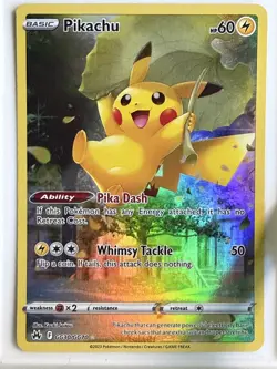 Pikachu GG30/GG70 Crown Zenith Galarian Gallery Holo Ultra Rare English - Image 1