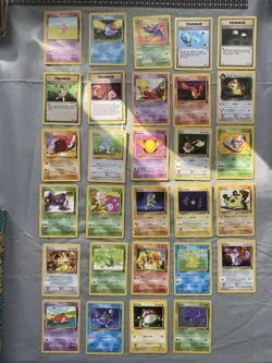 🔥VINTAGE Pokemon Jungle/Fossil &Team Rocket complete common set of all 3 MINT💥 - Image 2