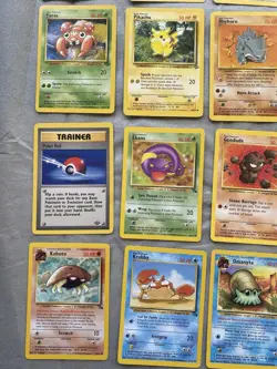 🔥VINTAGE Pokemon Jungle/Fossil &Team Rocket complete common set of all 3 MINT💥 - Image 5