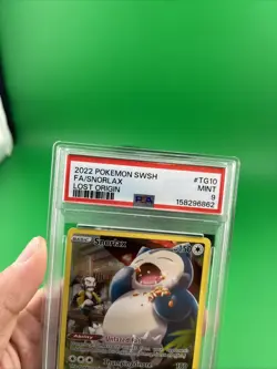 2022 Pokemon TCG Snorlax #TG10 Lost Origin! PSA 9 - Image 3