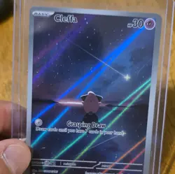 Cleffa 202/197 Obsidian Flames Illustration Rare Holo Full Art - Image 3