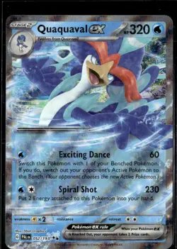 Pokemon Quaquaval ex 052/193 Paldea Evolved Double Rare Holo - Image 1