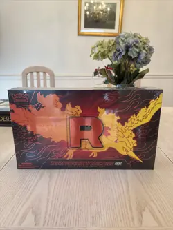 Pokemon Team Rocket’s Moltres EX Ultra Premium Collection UPC Small Natural Tear - Image 1