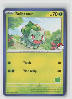Bulbasaur Blue Border My First Battle Pokemon TCG LP - Image 1