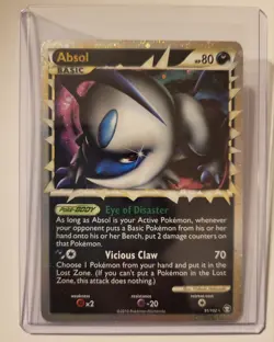 Pokemon Absol Prime 91/102 Holo Ultra Rare Triumphant - Image 1