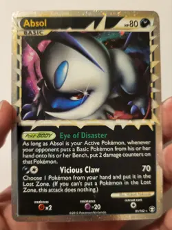 Pokemon Absol Prime 91/102 Holo Ultra Rare Triumphant - Image 3