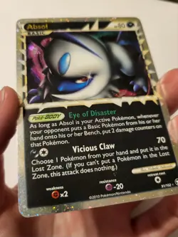 Pokemon Absol Prime 91/102 Holo Ultra Rare Triumphant - Image 4
