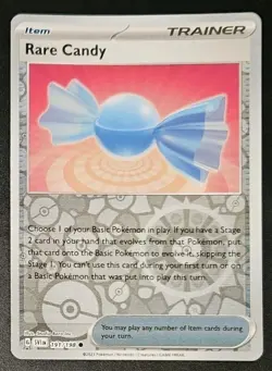 Rare Candy 191/198 2023 Pokemon Scarlet & Violet Trainer Item Reverse Holo Rare - Image 1