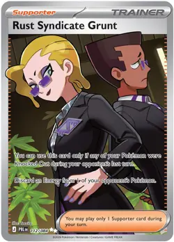 Pokemon - 112/084 - Rust Syndicate Grunt - Pitch Black - Image 1