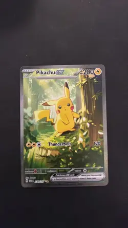 Pikachu ex 276/217 Ascended Heroes SIR Full Art Holo English Pokemon TCG - Image 1