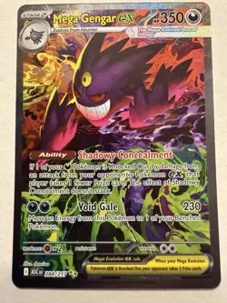 2026 Pokemon Ascended Heroes Mega Gengar EX Special Illustration Rare 284/217 NM - Image 2