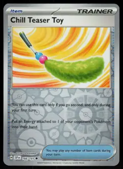 Chill Teaser Toy 166/191 Uncommon Surging Sparks Pokemon Reverse Holo Near Mint - Image 1
