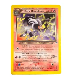 Pokemon TCG Dark Houndoom 7/105 Neo Destiny Holo Rare 60 HP English 2000 - Image 1