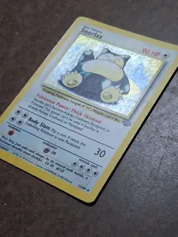 Pokemon Snorlax 11/64 EXCELLENT CONDITION Base Set 1999 WotC Vintage Original!!! - Image 2