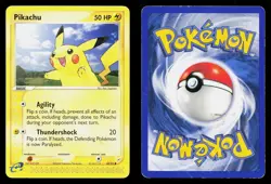 PIKACHU 43/95 COMMON TEAM MAGMA VS TEAM AQUA POKEMON HP - Image 3