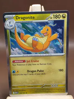Dragonite 149/165 Holo Rare Pokemon SV: Scarlet & Violet 151 LP - Image 1