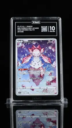 TAG 10 GEM MINT Japanese Pokemon 2022 Diancie 186/172 VSTAR Universe - s12a - Image 1