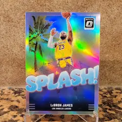 2024-25 Panini Donruss Optic - Splash! LeBron James #5 Holo Prizm - Image 1