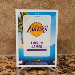 2024-25 Panini Donruss Optic - Splash! LeBron James #5 Holo Prizm - Image 2