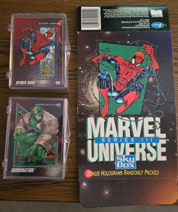 1992 Marvel Universe Series 3 - 200 Card Complete Base Set +H-2 Near Mint / Mint - Image 1