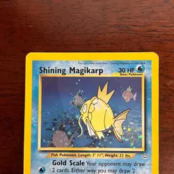 Pokemon TCG Shining Magikarp Neo Revelation 66/64 Holo Unlimited Super Holo Rare - Image 5