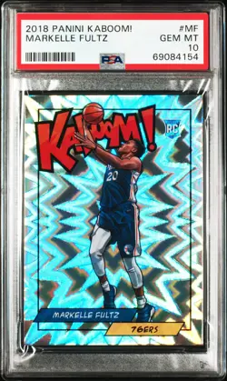 2018-19 Panini Markelle Fultz Kaboom! Rookie Card RC #MF PSA 10 GEM MT - Image 1