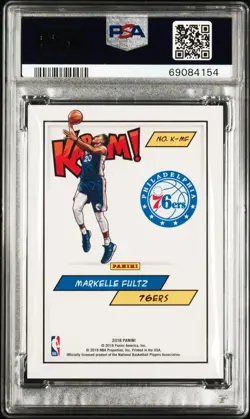 2018-19 Panini Markelle Fultz Kaboom! Rookie Card RC #MF PSA 10 GEM MT - Image 2