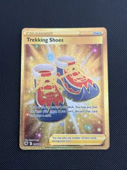 Trekking Shoes 215/189 Swsh10: Astral Radiance Trainer Card Gold Secret Rare - Image 1
