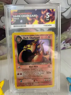 Dark Charizard 4/82 Team Rocket Holo (2000) ACE 5 - Image 3