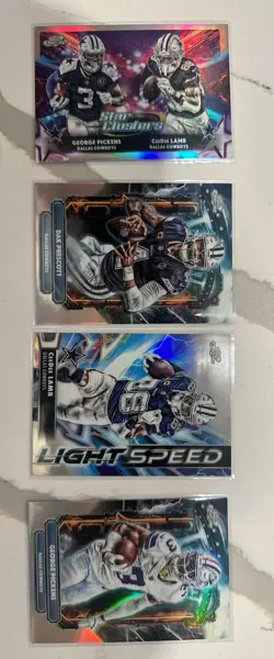 2025 Topps Cosmic Chrome NFL Cowboys Lot - Image 1