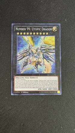 Number 99: Utopic Dragon - MP15-EN190 Secret Rare - 1st Edition - NM Yugioh TCG - Image 1