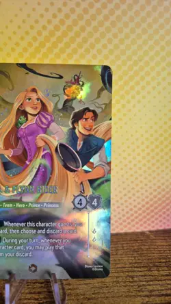 Disney Lorcana Attack of the Vine Rapunzel Flynn Rider Enchanted Pack Fresh NM - Image 3