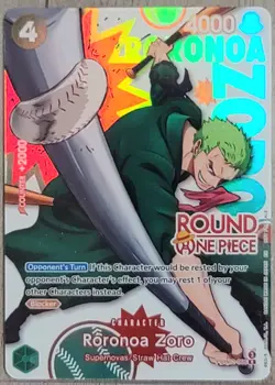 Round 1 Zoro English One Piece Promo PRB02-006 - Image 1