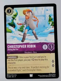 Disney Lorcana TCG - Winterspell: Christopher Robin (055/204) - Uncommon - NM - Image 1