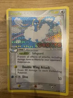 Pokemon TCG Altaria EX Deoxys 1/107 Holo Rare LP/MP - Image 1