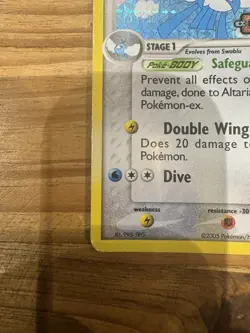 Pokemon TCG Altaria EX Deoxys 1/107 Holo Rare LP/MP - Image 5