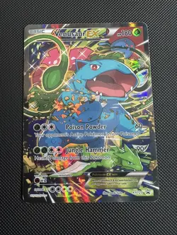 Pokemon Card - Venusaur EX XY123 Holo Promo XY Promo Pokemon Holo MP - Image 1