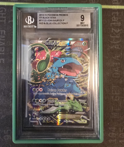 Venusaur EX XY123 2014 Pokemon XY Black Star Promo Holo English BGS 9 - Image 1
