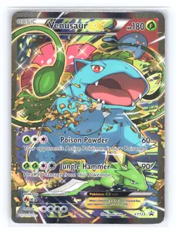 Venusaur EX XY123 Holo Promo XY Promo Pokemon Holo Moderately Played - Image 1