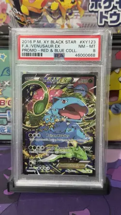 Pokemon XY Promo - Venusaur EX XY123 - PSA 8 - Image 2