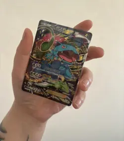 Pokemon TCG XY Generations Venusaur EX Black Star Promo Card XY123 - Image 1