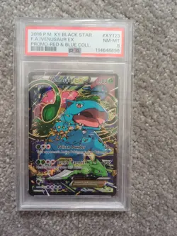 Pokemon 2016 XY Black Star Promo Venusaur EX #XY123 PSA 8 NM-MT - Image 1