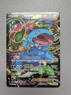 Pokemon Venusaur EX XY Black Star Promo XY123 Full Art Foil - Image 1