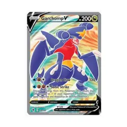 Pokemon SWSH10: Astral Radiance Garchomp V (Full Art) (UR) #178/189 (Holo) NM - Image 1